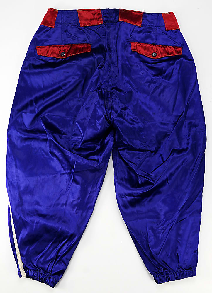 Extremely Rare 1938 Bill Baker American Association Satin All-Star Jersey & Pants