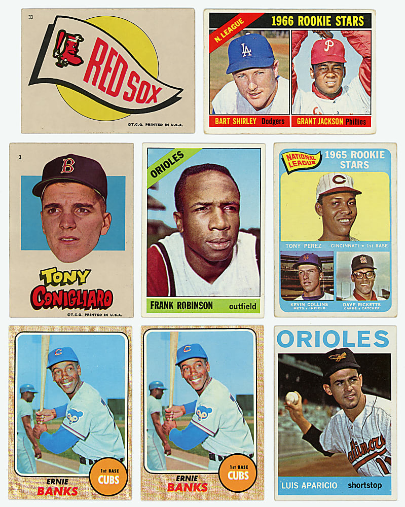 1951-1969 Baseball Shoebox Collection (637) with Several Hall of Famers & Stars