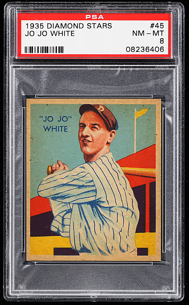 1934-1936 Diamond Stars #45 Jo-Jo White PSA NM-MT 8 - Only 4 Higher