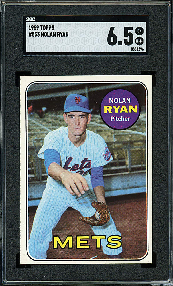 1969 Topps #533 Nolan Ryan SGC EX/NM+ 6.5