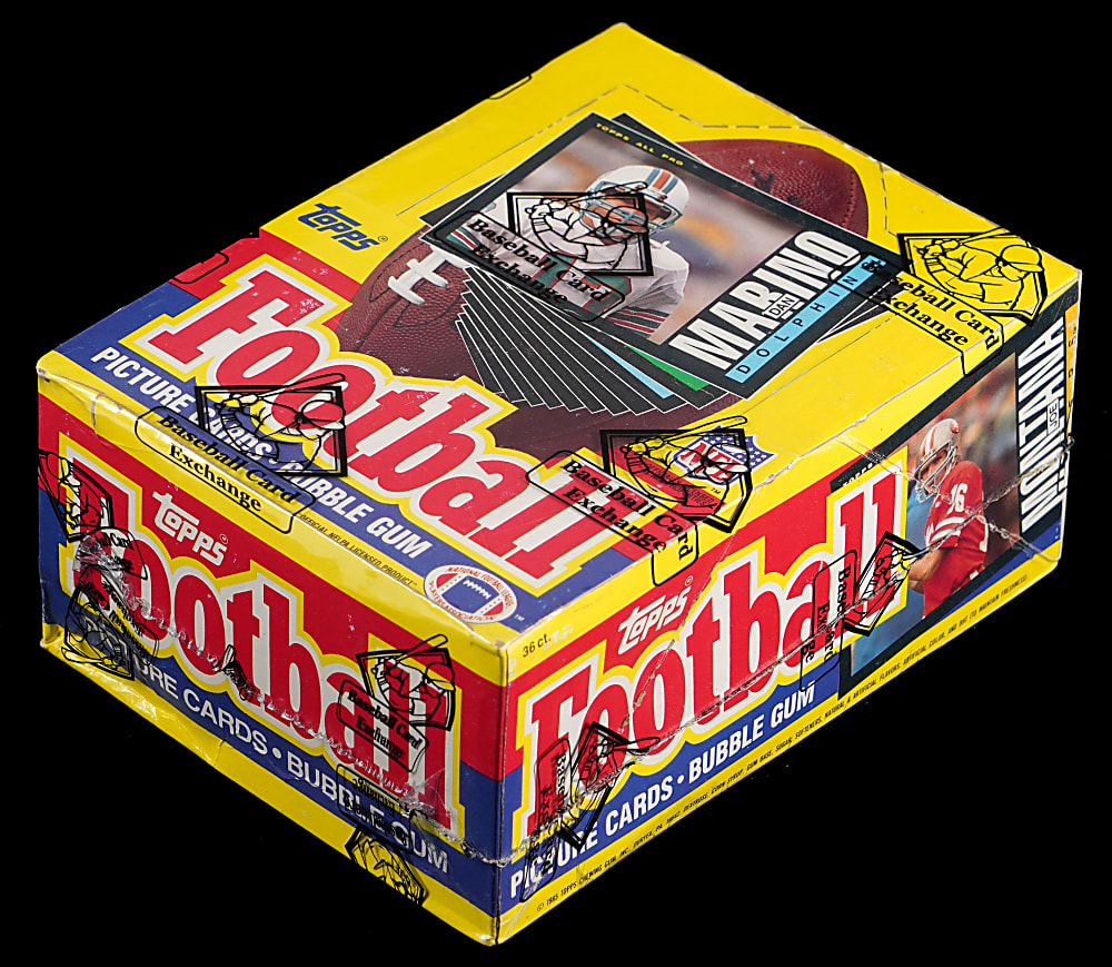 1985 Topps Football Unopened Wax Box - BBCE
