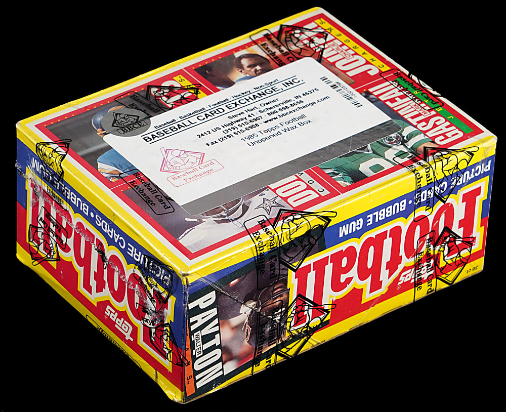 1985 Topps Football Unopened Wax Box - BBCE