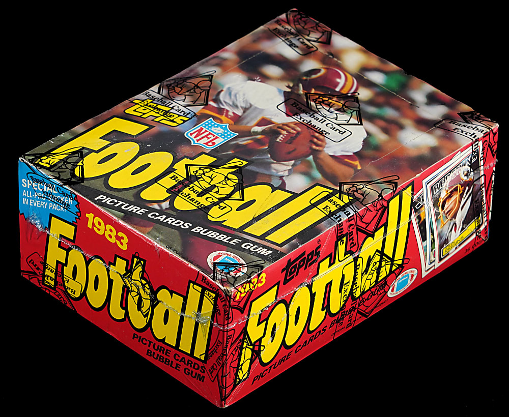 1983 Topps Football Unopened Wax Box - BBCE