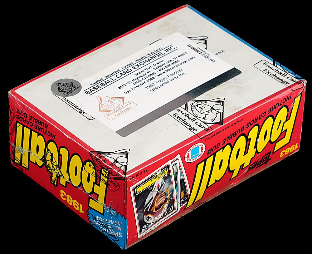 1983 Topps Football Unopened Wax Box - BBCE