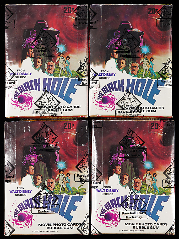 1979 Topps The Black Hole Unopened Wax Box Quartet - Each BBCE