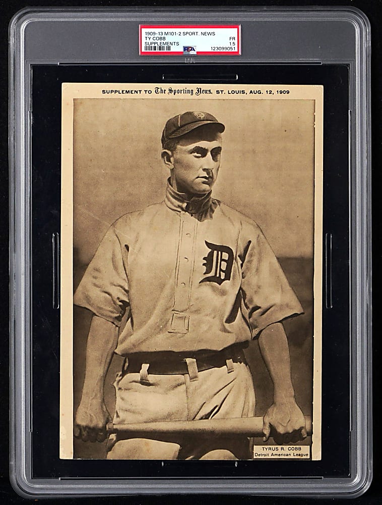 1909-1913 M101-2 Sporting News Supplements Ty Cobb PSA FAIR 1.5