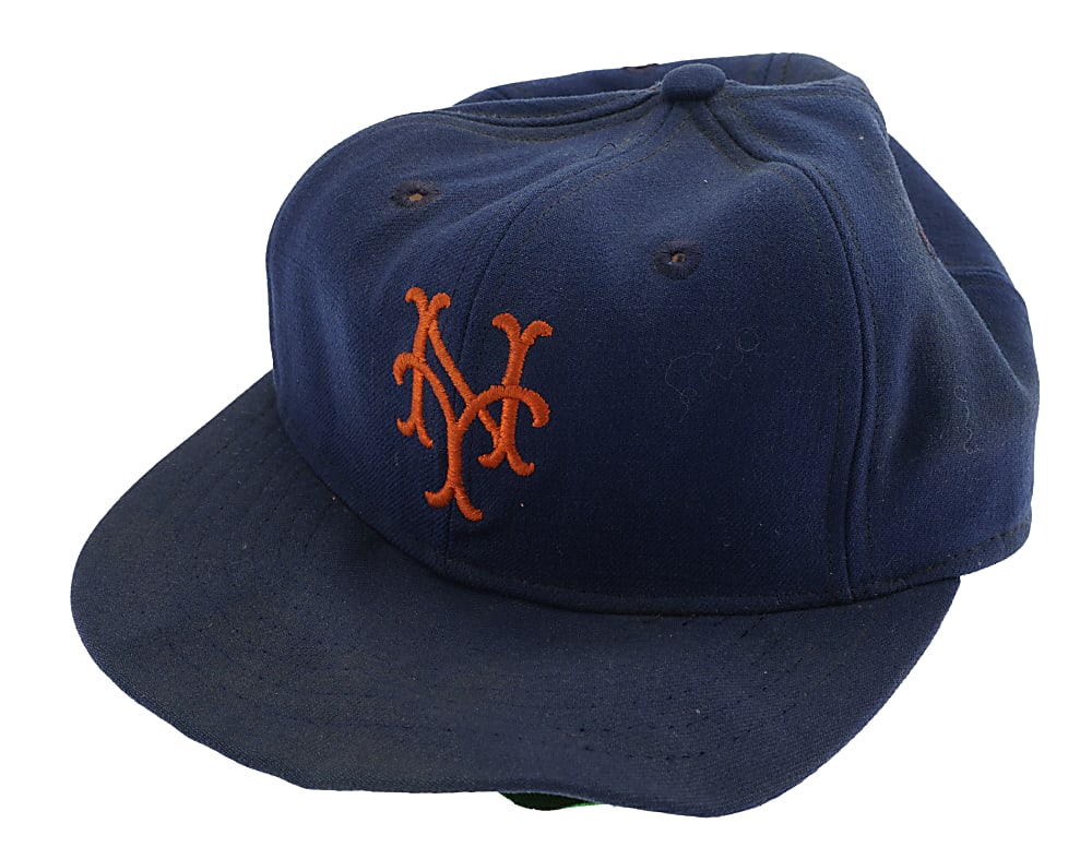 1963-1965 New York Mets Game-Issued Home Jersey and Cap