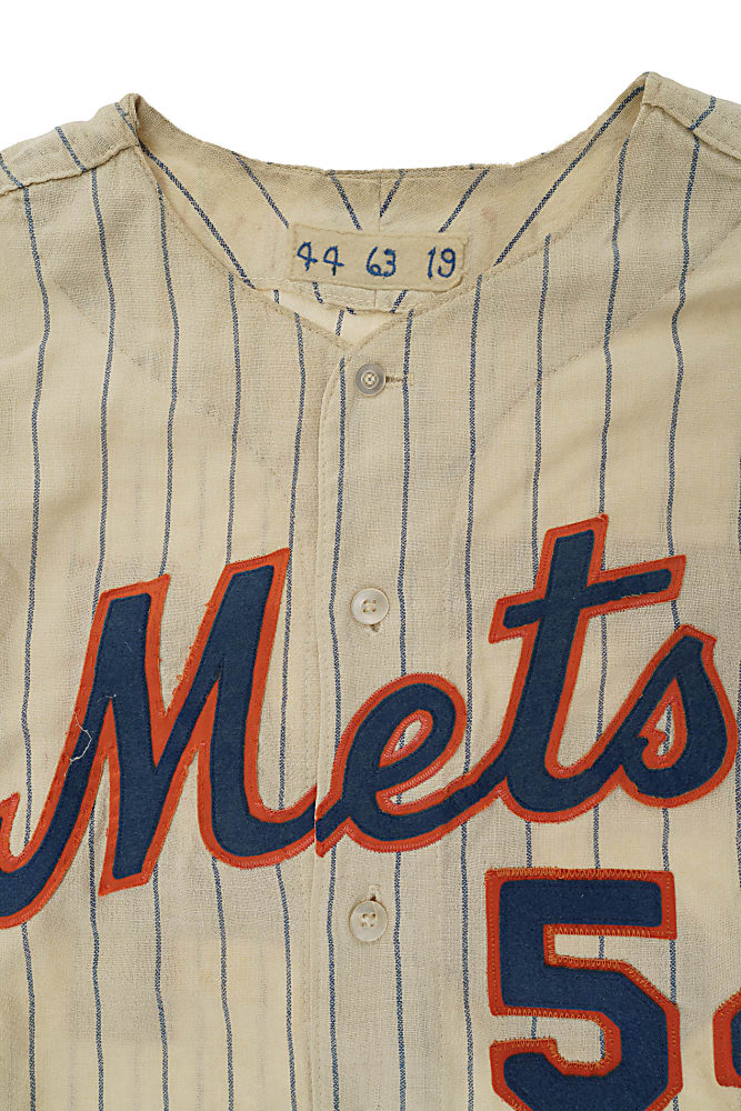 1963-1965 New York Mets Game-Issued Home Jersey and Cap