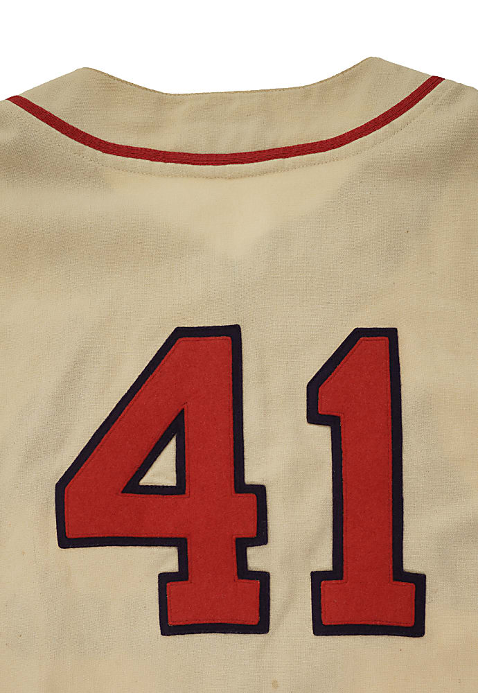1953 Jack Faszholz St. Louis Cardinals Game-Used Home Jersey - Played Only Four Major League Games!