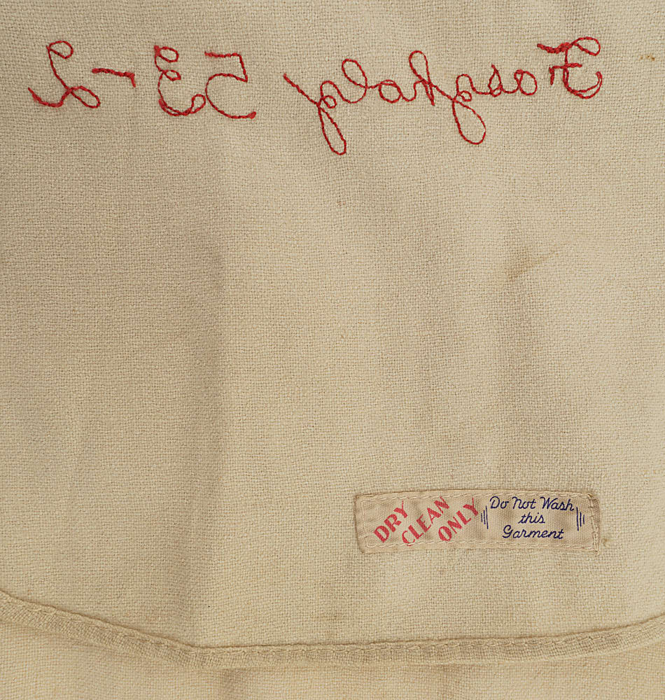 1953 Jack Faszholz St. Louis Cardinals Game-Used Home Jersey - Played Only Four Major League Games!