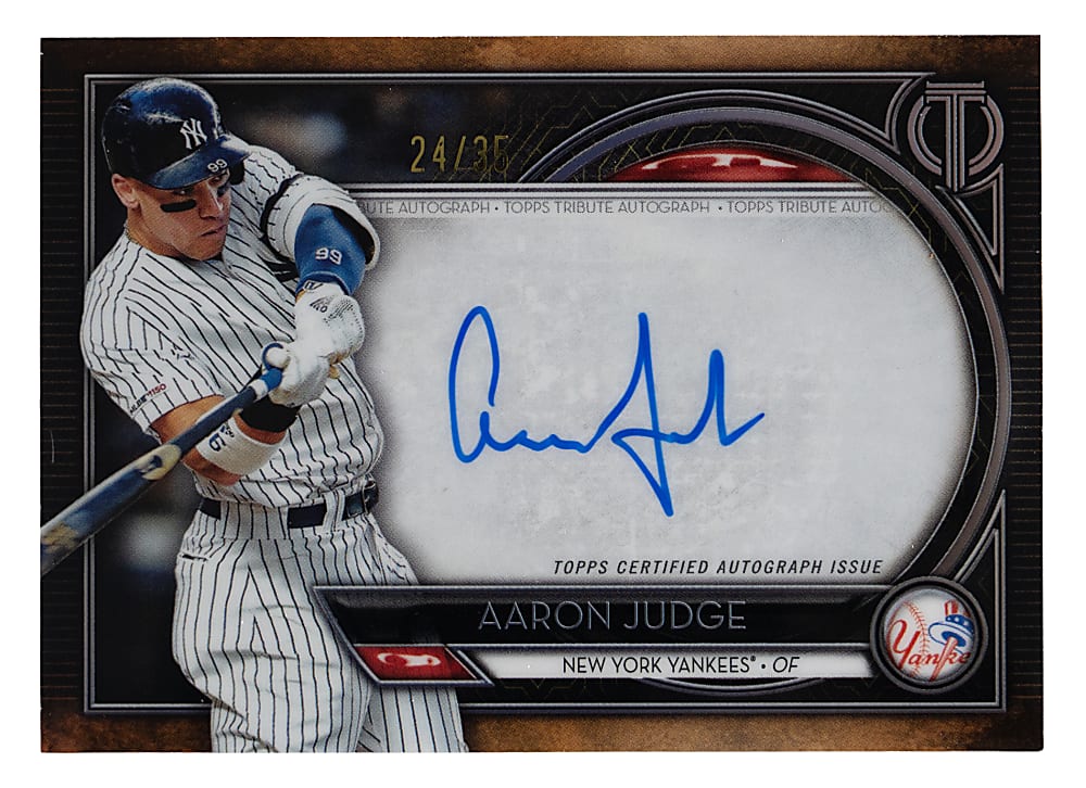 2020 Topps Tribute Aaron Judge Certified Autograph #/35