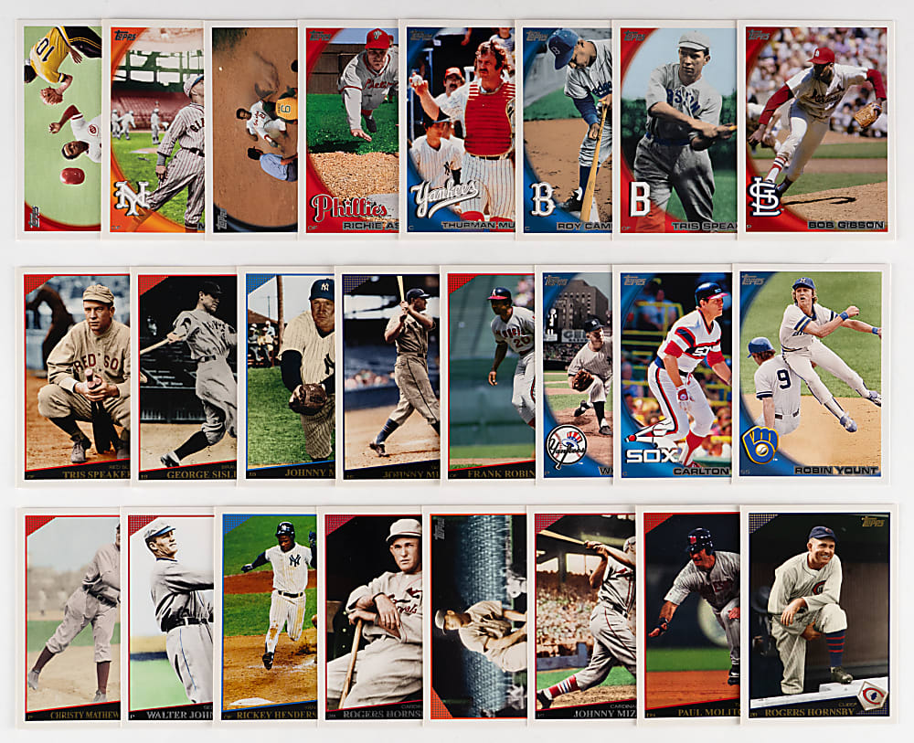 2009-2011 Topps Legends Variations Partial Set Run - (60 Total Cards)