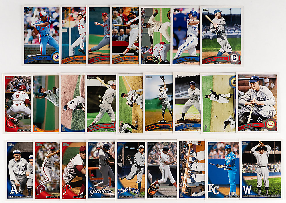 2009-2011 Topps Legends Variations Partial Set Run - (60 Total Cards)