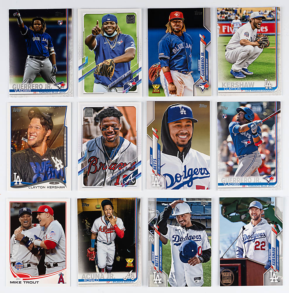 2012-2022 Topps Hall of Fame & Superstar Shortprint Collection (27) Different with Acuna Jr., Guerrero Jr., Jeter & Trout