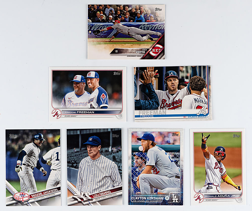 2012-2022 Topps Hall of Fame & Superstar Shortprint Collection (27) Different with Acuna Jr., Guerrero Jr., Jeter & Trout
