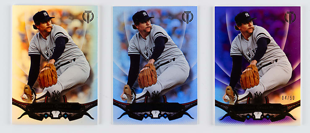 2016 Topps Tribute #15 Goose Gossage Near Rainbow Set (9) Different with (5) #1/1 Including Superfractor