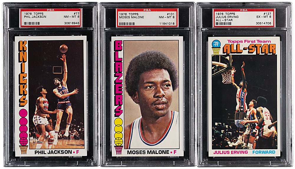 1976-1977 Topps Basketball PSA Graded Hall of Famers & Stars (7)