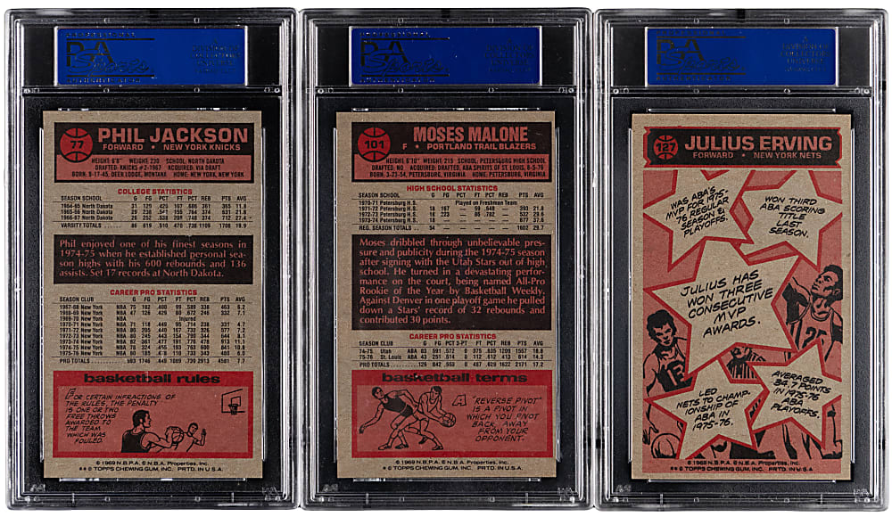 1976-1977 Topps Basketball PSA Graded Hall of Famers & Stars (7)