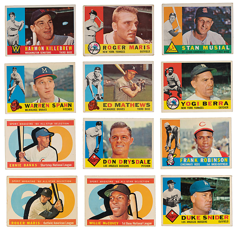 1960 Topps Complete Set (572)