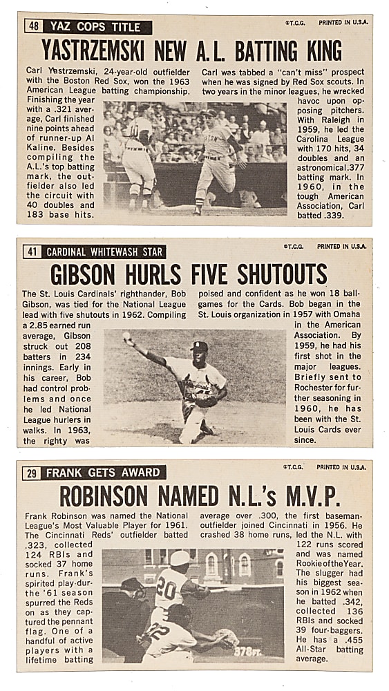 1964 Topps Giants Complete Set (60) with PSA EX-MT 6 Hank Aaron & Mickey Mantle
