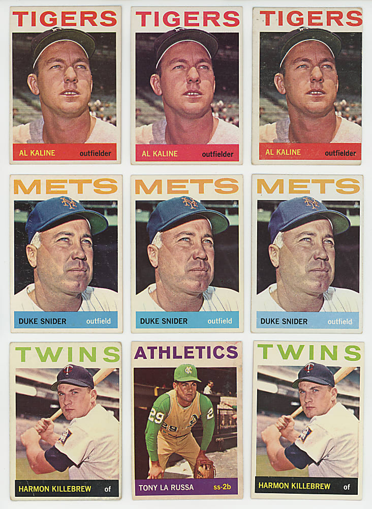 1964 Topps Collection (295) with (40+) Hall of Famers