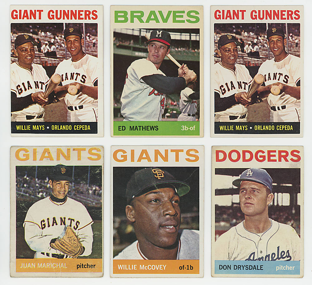 1964 Topps Collection (295) with (40+) Hall of Famers