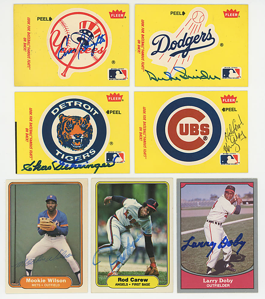 1980s-1990s Signed Baseball Card Collection (275+) with (35+) Hall of Famers