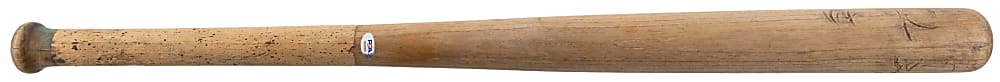 1923-1925 Hank Gowdy Professional Model Bat with Kork Grip Handle - PSA LOA