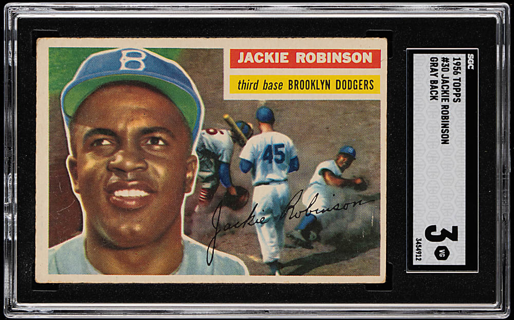 1956 Topps #30 Jackie Robinson SGC VG 3