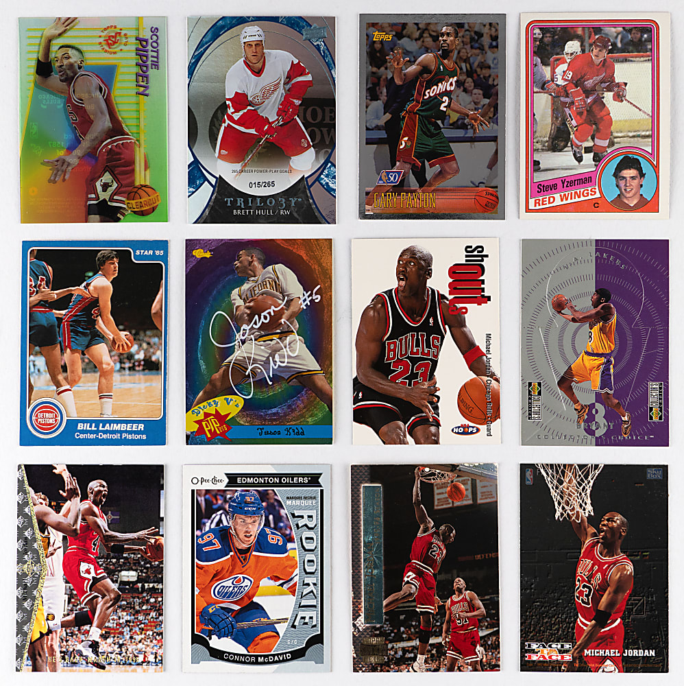 1980s-2000s Basketball & Hockey Singles Collection (5,200+) Loaded with (200+) Wayne Gretzky, (100+) Michael Jordan & Several 1990s Inserts