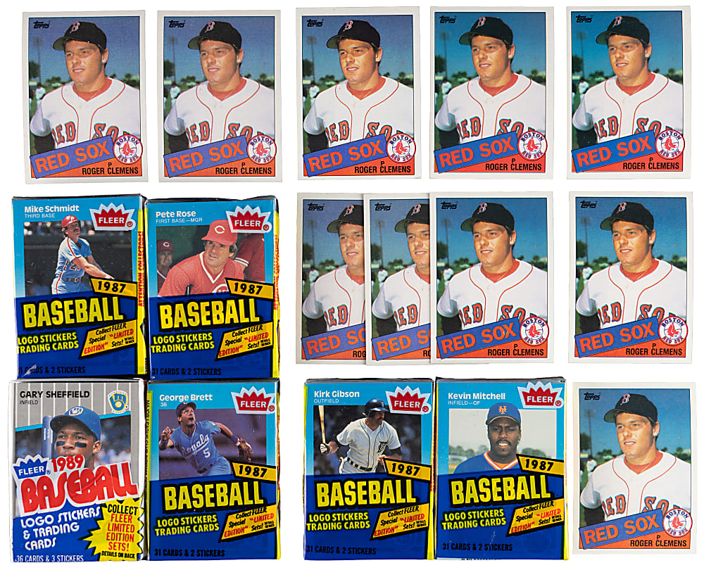 1980s-1990s Baseball & Football Collection (6,800+) with Numerous Superstar Blocks & Inserts