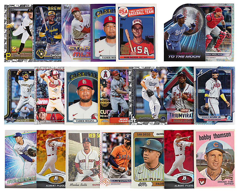 Mostly Post-2020s Modern Baseball Insert Hoard (6,200+) with Numerous Superstars & Current Prospects - Loaded!