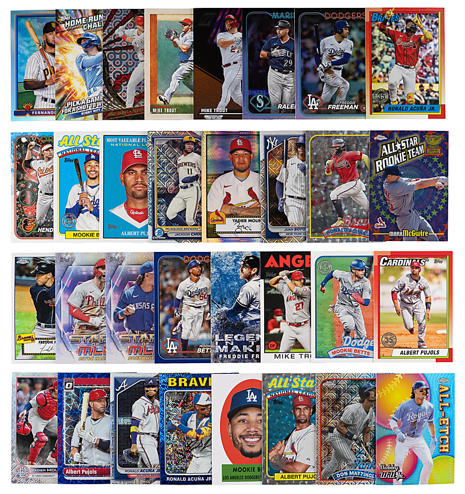 Mostly Post-2020s Modern Baseball Insert Hoard (6,200+) with Numerous Superstars & Current Prospects - Loaded!