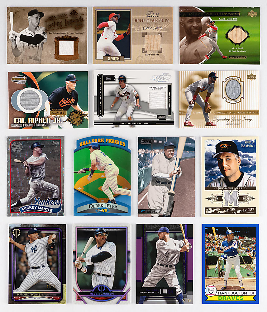 Post-2000s Hall of Fame Game-Used, Insert, Shortprint & Parallel Collection (1,250+)