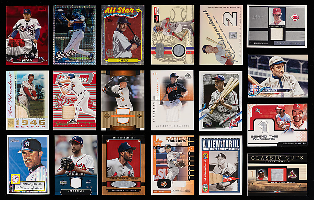 Post-2000s Hall of Fame Game-Used, Insert, Shortprint & Parallel Collection (1,250+)