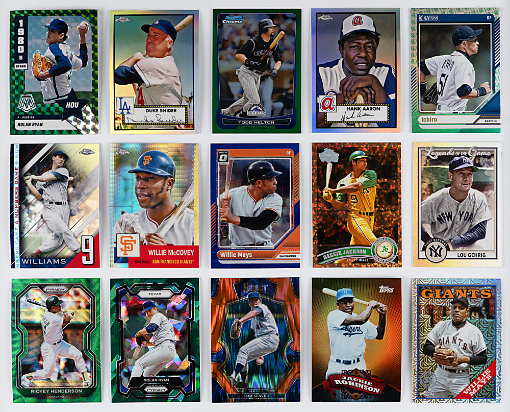 Post-2000s Hall of Fame Game-Used, Insert, Shortprint & Parallel Collection (1,250+)