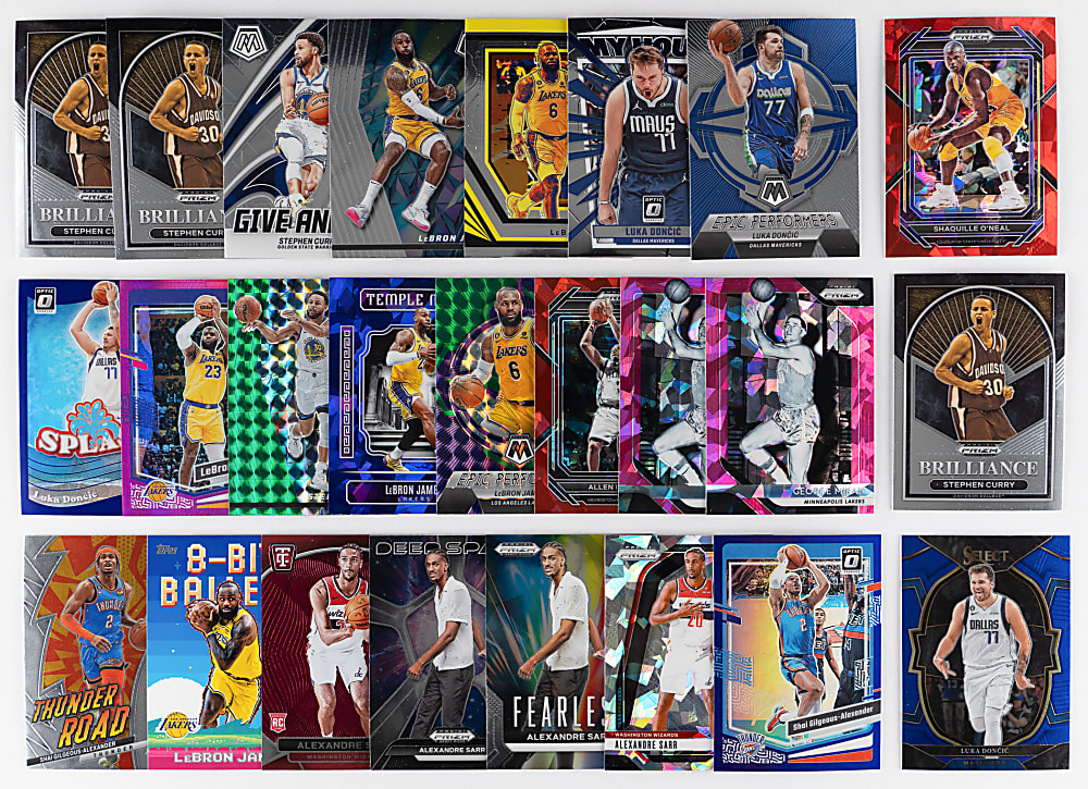 Mostly Post-2020s Basketball Singles Collection (4,000+) with Several Hundred Prizm Inserts