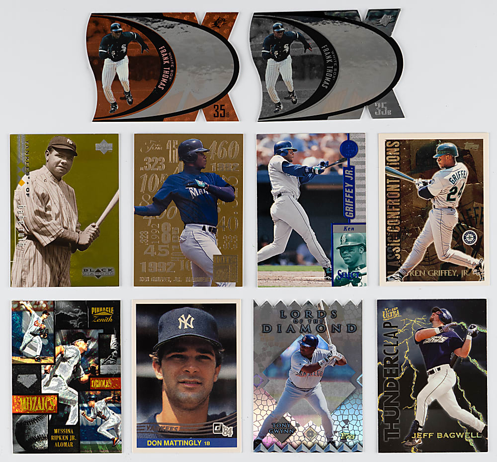 1990s Baseball Insert Collection (500+) with (300+) Hall of Famers Including Ken Griffey Jr.