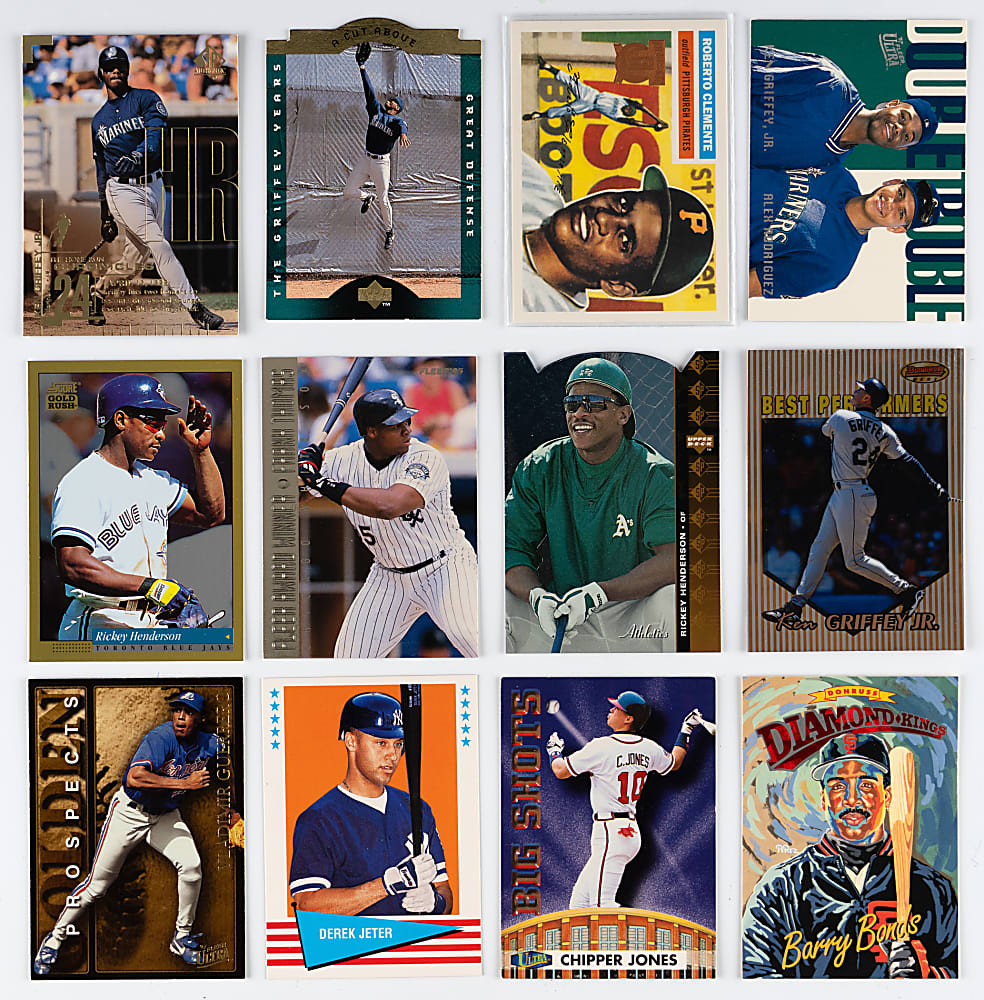 1990s Baseball Insert Collection (500+) with (300+) Hall of Famers Including Ken Griffey Jr.