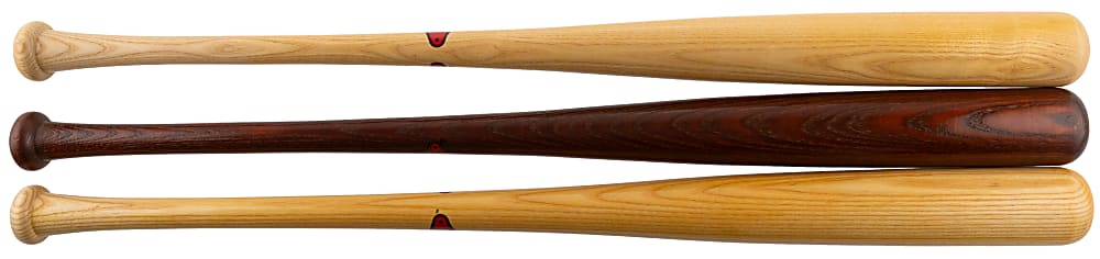 500 Home Run Club Single-Signed Cooperstown Bat Co. Trio with Banks, Robinson & Schmidt