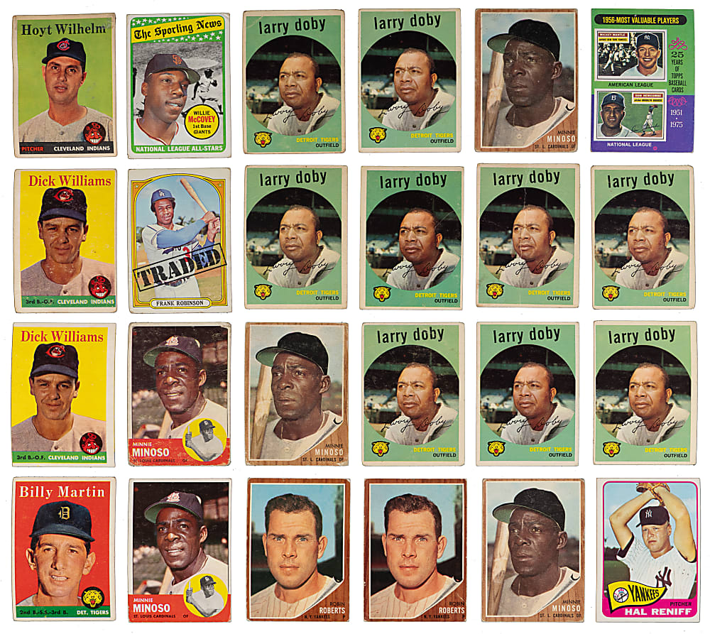 1952-1979 Topps Singles Hoard (7,864) - Each Year Represented with (200+) Hall of Famers & (156) 1952 Topps