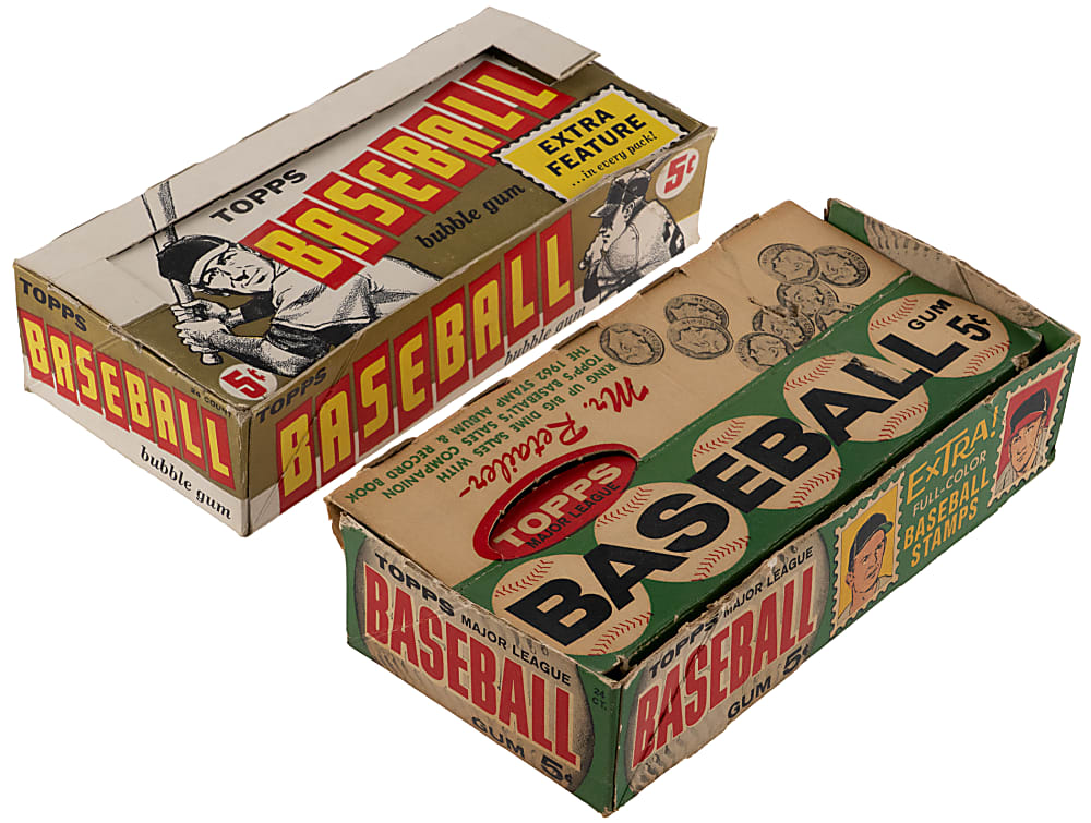 1959-1962 Topps 5-Cent Display Box Run
