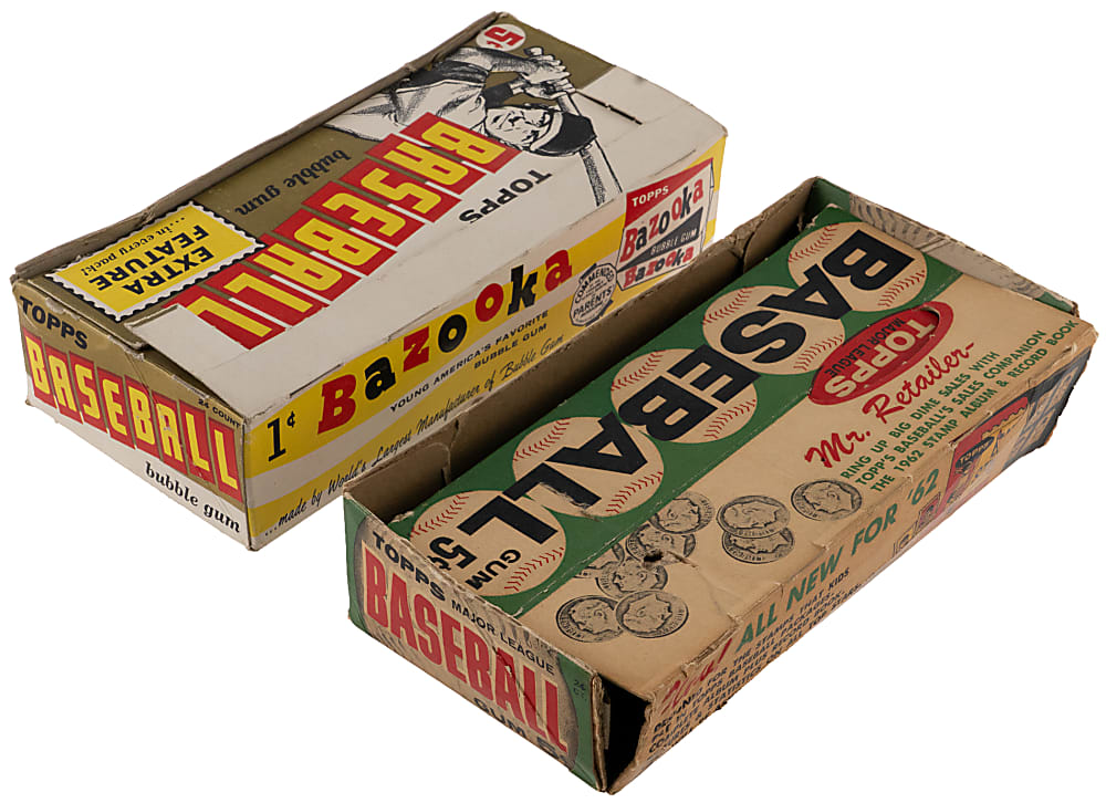 1959-1962 Topps 5-Cent Display Box Run