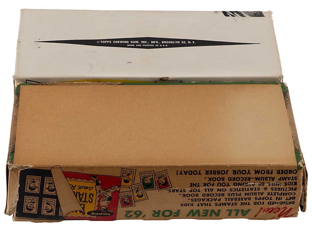 1959-1962 Topps 5-Cent Display Box Run