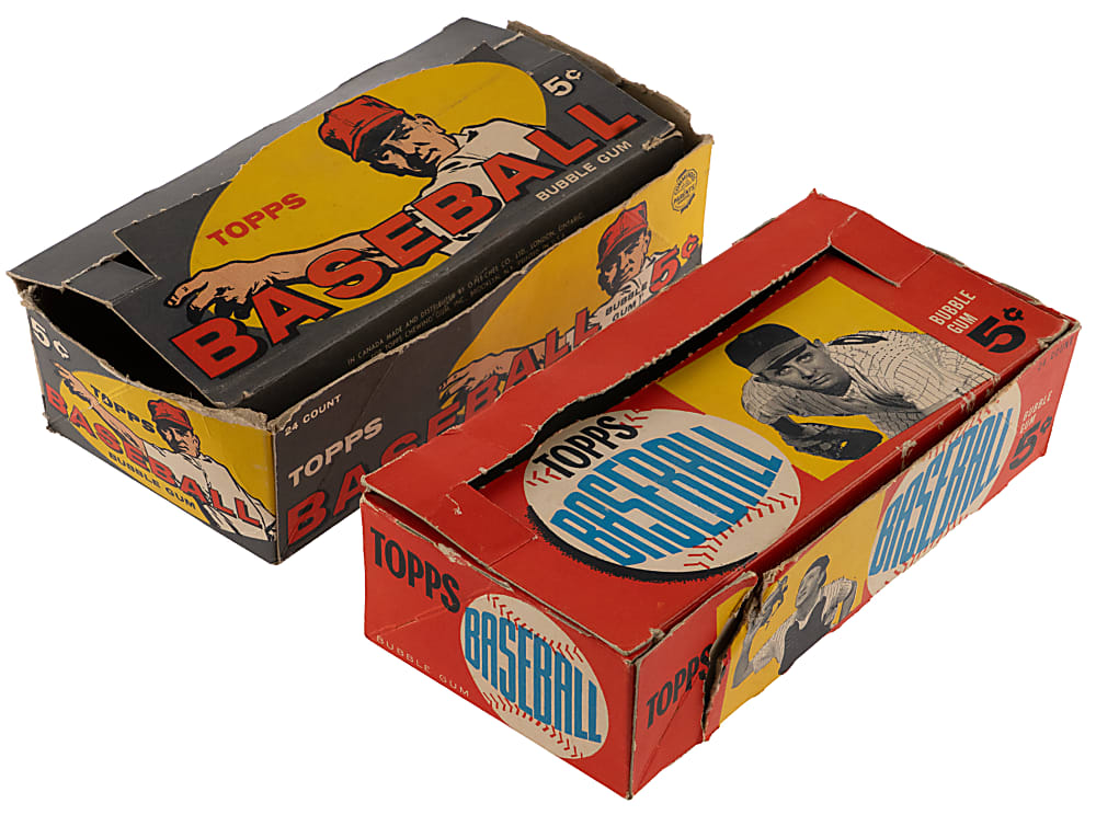 1959-1962 Topps 5-Cent Display Box Run