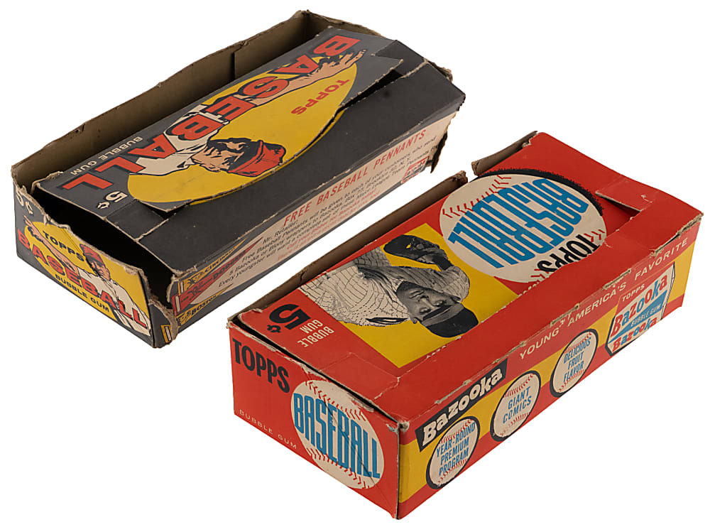 1959-1962 Topps 5-Cent Display Box Run