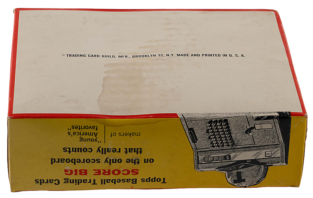 1966 Topps Cello 10-Cent Display Box - Tough!
