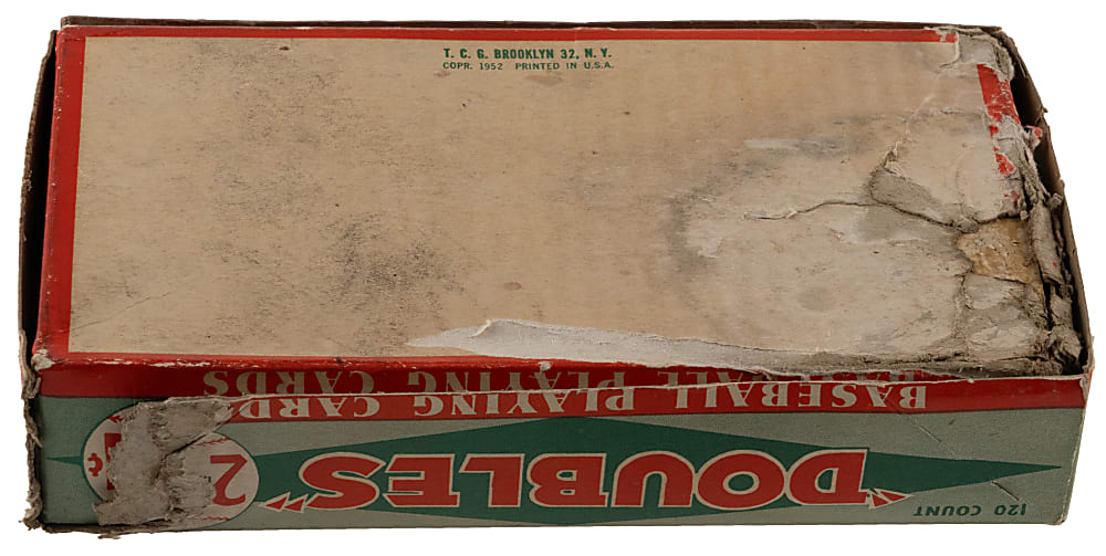 1951 Topps Red Backs 1-Cent Display Box