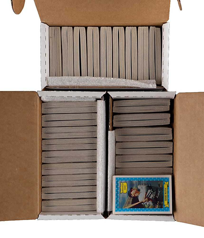 1972 Kellogg's All-Time Baseball Greats Complete Set Hoard (50) - Sharp!