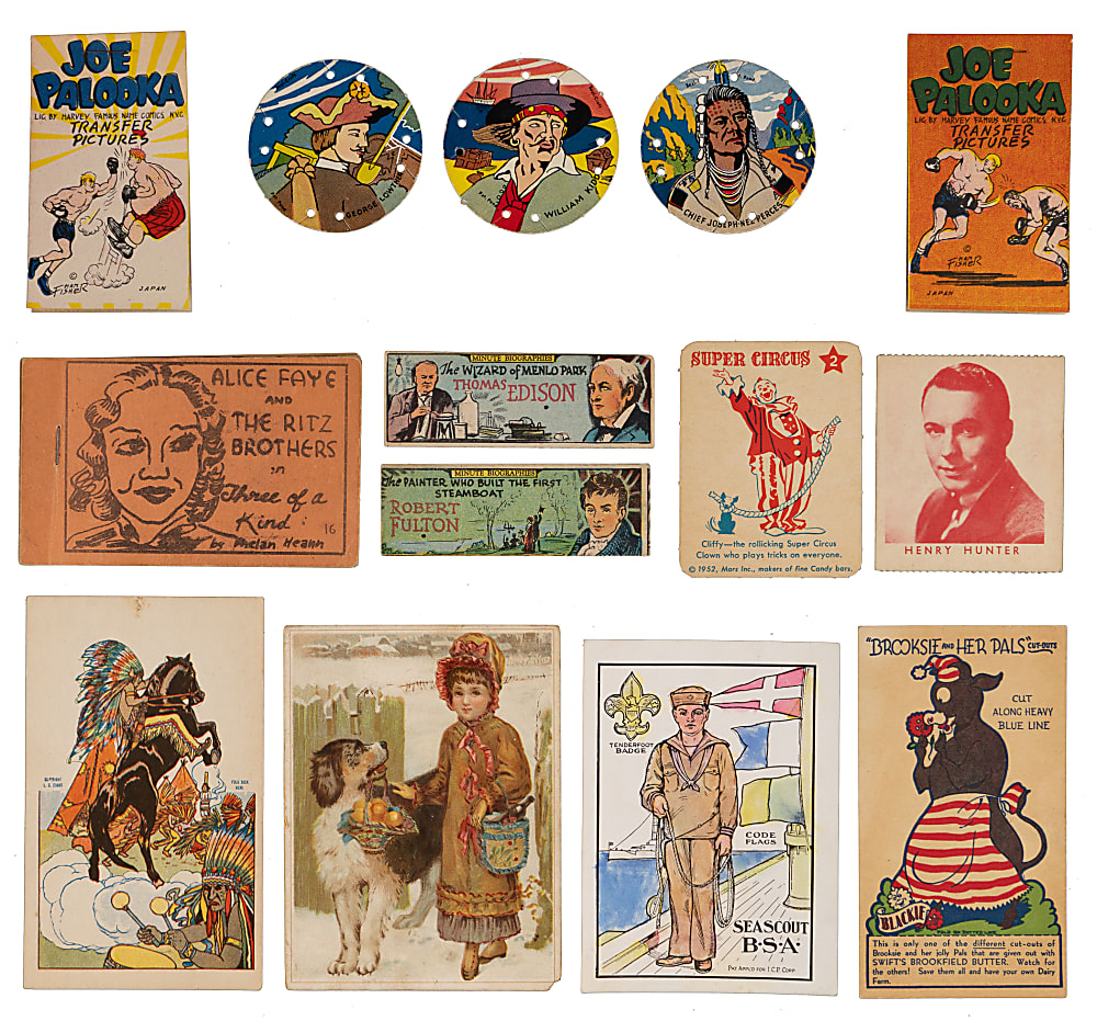 1880s-1960s Non-Sport Collection (325+) with Numerous Different Issues, Tough Types & Sets